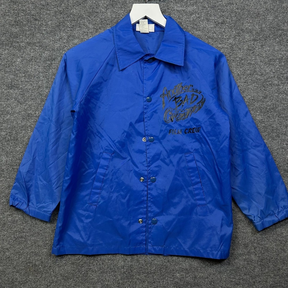 VTG 90s Another Bad Creation Film Crew Hartwell Jacket Youth Boys Royal Blue - M